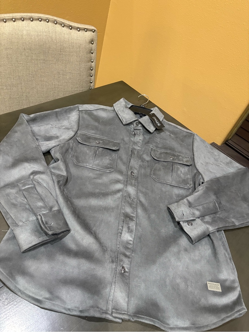 Buffalo David Bitton Men's Suede Jacket - Modern Casual Coat -NWT